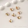 Decoraciones de Mariposa de Cristal Grandes y Pequeñas para Uñas Tendencia Súper Brillantes Coloridas Planas Mini Mariposas Pedrería para Uñas