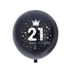 Balões de 12 Polegadas para Aniversário de 18, 30, 40, 50, 60 Anos Decoração de Festa de Aniversário Suprimentos Amazon Wish