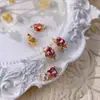Kit DIY Anel de Diamante Tendência para Nail Art Huazi Anel Pronto Fundo Pontiagudo Redondo Oval Zircônia Contas de Aço Diamantes para Unhas