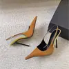 Sandalias sexys de charol con punta abierta y tacón de aguja ultra alto para mujer, punta cerrada, adecuadas para banquetes y reuniones anuales