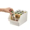 Cesta de Almacenamiento para Gabinete de Cocina del Hogar Caja de Almacenamiento Multifuncional con Boca Inclinada Organizador de Cajón de Escritorio Divisor Caja de Almacenamiento para Desorden