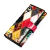 Carteira feminina, carteira cross-border, carteira longa, porta-moedas de couro bovino, bolsa para cartões feminina de couro legítimo, bolsa para noite