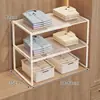 Zapatero de niveles ajustable para dormitorio, soporte para zapatos debajo del escritorio de estudiante, organizador de almacenamiento, estante de almacenamiento para zapatero en casa