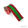 Cinta de Terciopelo Navideña Estampado en Caliente Copo de Nieve Retro Borde de Alambre de Hierro Horneado Decoración Navideña Cinta de Satén Árbol de Navidad Empaque de Caja de Regalo