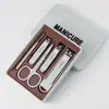 Set de Tijeras para Uñas Transfronterizo de 6 Piezas Cortauñas Cortauñas Anti-Salpicaduras Especial para Pedicura Tijeras para Uñas Oblicuas