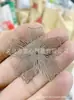 Hoja Petalo Lámina de Hierro Repujada DIY Abanico Pasador Material Jiahe Paso Accesorios para el Cabello Cortado Producto Semi-Terminado