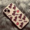 Funda de silicona para teléfono Apple 13/14/15 ProMax con diseño de Barbie en polvo, para iPhone 11/12, para mujer, Love 16, resistente a caídas.