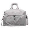 Set de bolsas organizadoras de equipaje, ligeras, expandibles, bolsa de viaje a cuadros elegante, con compartimentos separados para artículos húmedos y secos, y un asa para facilitar el transporte, adecuado para el gimnasio y el entrenamiento