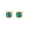 Colar de prata esterlina 925 Yuanfan cor vintage zircônia design de nicho feminino brincos de tarraxa anel de cor tesouro de luxo leve europeu e americano ins