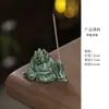 Soporte de Incienso Cerámico Zhong Kui, Quemador de Incienso de Madera de Agar y Sándalo, Bandeja de Incienso Cerámica Estilo Zen, Adorno para Mesa de Té