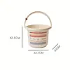 Lavabo de Alta Calidad para Estudiantes Mujeres en Residencias Estudiantiles, Set de Artículos de Tocador Lindo, Cubo de Agua Grueso y Duradero, Artículos de Baño
