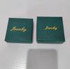 Joyero con lazo verde oscuro, joyero, caja para collar, anillo, pendientes, colgante, joyero, venta al por mayor