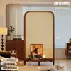 Sala de Estar Estilo Retrô Americano Divisória de Tela Luminária Lateral de Sofá Luxo Rack de Armazenamento de Madeira Maciça Rattan Grelha Artística Divisória de Ambiente Armário
