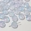 10 Cuentas de Gelatina de Verano Vidrio Transparente Patrón Doble Recto Cuentas Pulsera de Cuentas de Vidrio Cuentas Sueltas DIY Hecho a Mano