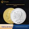 Moedas Comemorativas Personalizadas para Pontos Turísticos, Medalhas Comemorativas de Turismo Cultural e Criativo de Metal, Produção de Lembranças de Pintura e Cola de Cidades Antigas e Cidades Antigas