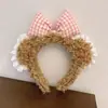 Diadema para Lavar el Cabello de Mujer Linda Nueva Dibujos Animados Headwear Lavar la Cara Aplicar Mascarilla Diadema Antideslizante Felpa Diadema Accesorios para el Cabello
