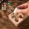 Molde para Hacer Palitos de Moxa de Varios Tamaños, Prensa de Madera Maciza para Conos de Moxa, Briquetas de Moxa con Forma de Cono, Separador de Humo de Flujo Inverso, Herramienta DIY de Moxibustión de Jengibre