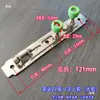 Perfil de Aluminio de Vía Única Extendido Antivibración Rueda Superior de Puerta Corredera Rueda Guía de Nylon para Armario Cocina
