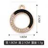 Accesorios Colgantes Individuales Geométricos Cuadrados, Redondos y en Forma de Corazón para Pulseras Venta Directa al por Mayor Mixto Transfronteriza desde el Fabricante