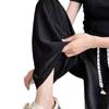 Nueva Ropa Exterior Casual Cuidadosamente Seleccionada, Pantalones Blancos Rectos Pujiang con Efecto de Caída, Pantalones de Pierna Ancha para Mujer, Pantalones Sueltos de Estilo Coreano Largos hasta el Suelo