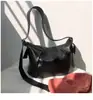 BUQLE applebaby primavera e verão nova bolsa feminina de ombro grande capacidade couro PU cor sólida bolsa mensageiro casual