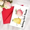 Selección de Colección de Tarjetas de Agradecimiento: Set de Tarjeta de Felicitación con Sobre, Mensaje Escribible, Palabras de Bendición, Tarjeta de Texto Plegable