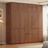 Armario para uso doméstico, mueble de almacenamiento para dormitorio, adecuado para apartamentos de alquiler, con puertas dobles, compartimentos separados, armario económico para almacenamiento infantil, mueble para mirador