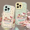 Funda de Teléfono Floral con Temática de Gatos Adecuada para Apple 17 Pro Max, iPhone 15, Lindo Modelo Nuevo para Mujer para iPhone 16, Alto Valor Estético para iPhone 14, y iPhone 13