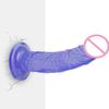 Cotovelo Mini Pênis de Cristal Comércio Exterior Ponta do Dedo Otário Pênis Simulação Vibrador Feminino Manual Masturbador Vara