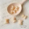 Flor de Cerezo TempranaSentimiento de PrimaveraRosa y VerdeVidrio ChecoHecho a Mano con CuentasPulsera DIYAccesorios de Material para Hacer Pulseras a Mano