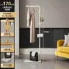 Y & h Perchero de Piso para Dormitorio Simple Estante para Ropa No Ocupa Espacio en Casa Habitación Interior Perchero para Ropa Abrigos Pequeño