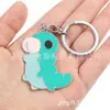 Chaveiro de Metal de Animal Fofo Kawaii Pequeno Dinossauro Animal Chaveiro Acessórios de Bolsa Enfeites Personalizado Fábrica