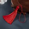 Marcador de Página Estilo Chinês Acessórios de Borla para Roupas Borla de Poliéster Borla Curta e Grossa de 8cm Borla Vertical Atacado