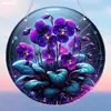 Decoraciones Transfronterizas Nuevas de Acrílico Abeja Gallo Colibrí Insecto Flor para Porche Colgante de Ventana para el Hogar