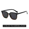 Nuevas Gafas de Sol de Moda Más Vendidas con Montura Ovalada de Gama Alta Estilo Ins con Protección UV Tr Gafas de Sol Polarizadas