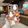 Funda para teléfono de calabaza fantasma de Halloween más vendida de Amazon, funda transparente ultrafina para iPhone 17, cubierta protectora para iPhone 16
