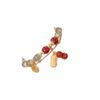 Cosas Buenas Cacahuate Doble Cadena Colgante Marca Fu Pulsera de Cuentas Femenina Diseño Nicho Ins Versátil Lujo Ligero Regalos para Mejores Amigas