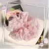 Scrunchie Retro Estilo Coreano com Estampa de Leopardo para Mulheres, Novo Elástico de Cabelo Versátil, Corda Grande para Rabo de Cavalo Baixo, Elegante Acessório de Cabelo