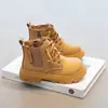 Botas Martin Infantis 2026 Nova Coleção Outono e Inverno Viagem ao Noroeste Infantil Botas Curtas Moda Versátil Pequenas Botas de Couro