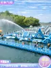 Gran Circuito de Obstáculos de Agua Inflable Molde de Aire Hecho a Medida Lago Escénico Parque Desafío de Obstáculos Equipo de Diversión Set de Obstáculos de Agua