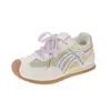 Nuevos Zapatos Infantiles Primavera/Verano 2026 Malla Simple Zapatos de Entrenamiento Alemanes Retro con Cordones Casual Versátil Bloques de Color Zapatos Unisex para Niños