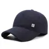 Gorros cálidos para protección de orejas de otoño e invierno para hombre, Gorros de algodón para mediana edad y ancianos, Gorras de béisbol para papá, Gorras con visera a prueba de frío, Gorras de béisbol gruesas de terciopelo para exteriores