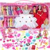 Caja de Regalo de Set de Muñeca Artificial Extra Grande Juguete para Niña Set Completo Vestir Muñeca Princesa 3 Regalo de Cumpleaños para Niños 9