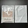 Bolsa especial para ropa antideslizante de PE bolsa de embalaje para ropa blanca transparente pijamas de algodón perlado para hombre y mujer cremallera de alta calidad
