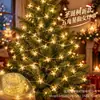 Decoração Estrela LED de Natal Luz Ambiente Fita de LED Fio Prateado Luz Reta Iluminação Externa à Prova d'Água Arranjo