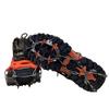 Crampones de Cadena de 8 Dientes Crampones para Escalada en Nieve al Aire Libre Cubrezapatos Antideslizantes Cadena Soldada de Acero Inoxidable Resistente al Desgaste y Anticaídas