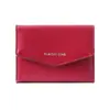 Cierre de cremallera ~ nueva cartera corta plegable para mujer al por mayor de alta gama diseño de nicho cartera de tela de moda
