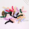 Contas Espaçadoras Acrílicas Curvas com Gradiente de Jade Sintético para Pulseira Colar DIY Feito à Mão Contas para Joias Materiais Acessórios