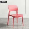 Cadeira de plástico Mesa de jantar engrossada doméstica Cadeira de jantar Confortável sedentário comercial Rattan Banqueta simples Cadeira de vime