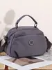 Nova Bolsa Transversal Multicamadas 2026, Bolsa de Tecido Portátil Casual Versátil com Múltiplos Bolsos, Bolsa de Ombro Leve Resistente à Água para Mulheres